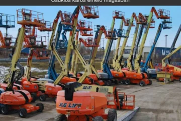 Csuklós karos emelő magasban